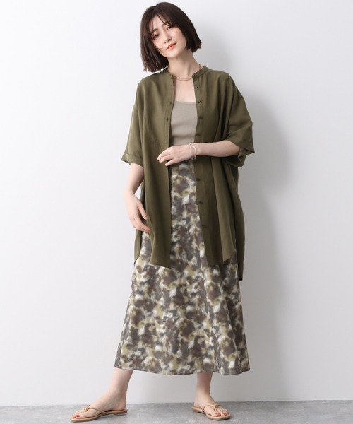 A part by（アパートバイ）の「コットンオーガビッツアシメカップ付きキャミソール　949671（キャミソール・レディース・アイボリー/ブラック/グレー系その他3・MEDIUM/LARGE）」の10枚目の写真