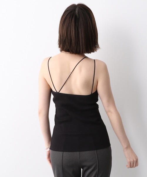 A part by（アパートバイ）の「コットンオーガビッツアシメカップ付きキャミソール　949671（キャミソール・レディース・アイボリー/ブラック/グレー系その他3・MEDIUM/LARGE）」の14枚目の写真