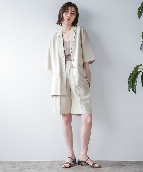 A part by（アパートバイ）の「コットンオーガビッツアシメカップ付きキャミソール　949671（キャミソール・レディース・アイボリー/ブラック/グレー系その他3・MEDIUM/LARGE）」の21枚目の写真