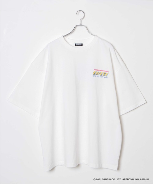 EXIEEE（イグジー）の「サンリオキャラクターズバックプリントT（Tシャツ/カットソー・レディース・サックスブルー/ホワイト/ブラック・LARGE/SMALL/MEDIUM）」の7枚目の写真