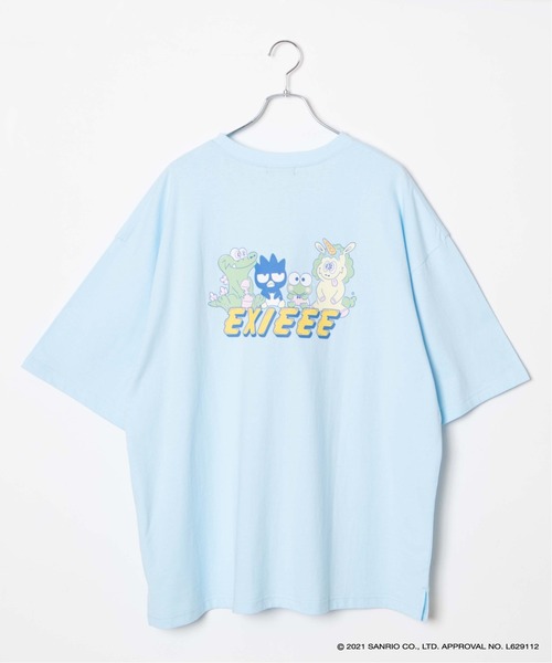 EXIEEE（イグジー）の「サンリオキャラクターズバックプリントT（Tシャツ/カットソー・レディース・サックスブルー/ホワイト/ブラック・LARGE/SMALL/MEDIUM）」の9枚目の写真
