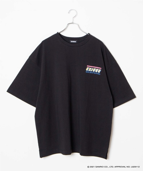 EXIEEE（イグジー）の「サンリオキャラクターズバックプリントT（Tシャツ/カットソー・レディース・サックスブルー/ホワイト/ブラック・LARGE/SMALL/MEDIUM）」の10枚目の写真