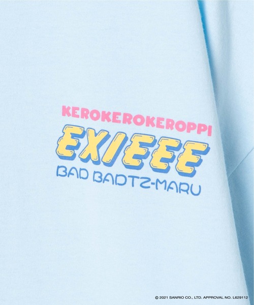 EXIEEE（イグジー）の「サンリオキャラクターズバックプリントT（Tシャツ/カットソー・レディース・サックスブルー/ホワイト/ブラック・LARGE/SMALL/MEDIUM）」の15枚目の写真