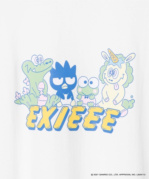 EXIEEE（イグジー）の「サンリオキャラクターズバックプリントT（Tシャツ/カットソー・レディース・サックスブルー/ホワイト/ブラック・LARGE/SMALL/MEDIUM）」の18枚目の写真
