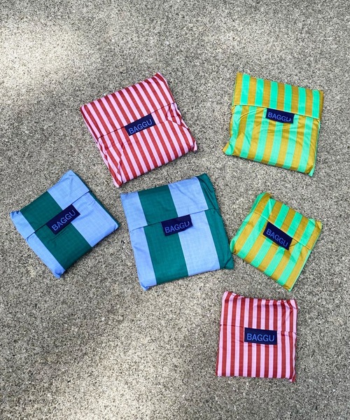 BAGGU（バグー）の「【BAGGU/バグゥ】STANDARD BAGGU NEW（エコバッグ/サブバッグ・レディース・レッド/サックスブルー/グリーン・FREE）」の9枚目の写真