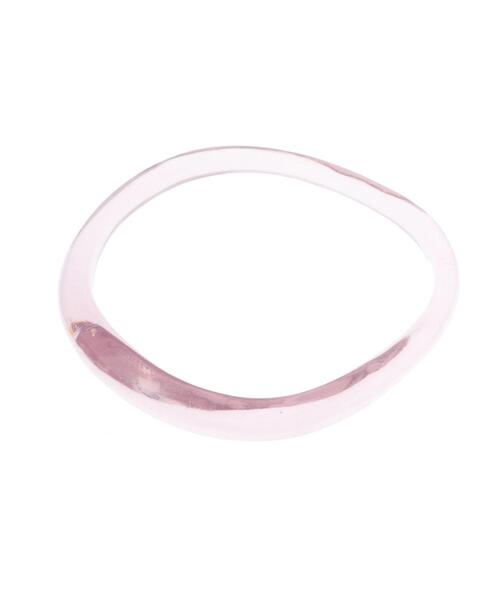 AMERICAN HOLIC（アメリカンホリック）の「変形アクリルバングル（バングル/リストバンド・レディース・ベージュ/アイボリー/パープル・FREE）」の9枚目の写真