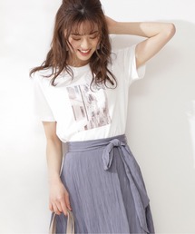 EDIT COLOGNE | 《EDIT COLOGNE》フォトプリントTシャツ/1211267500(Tシャツ/カットソー)