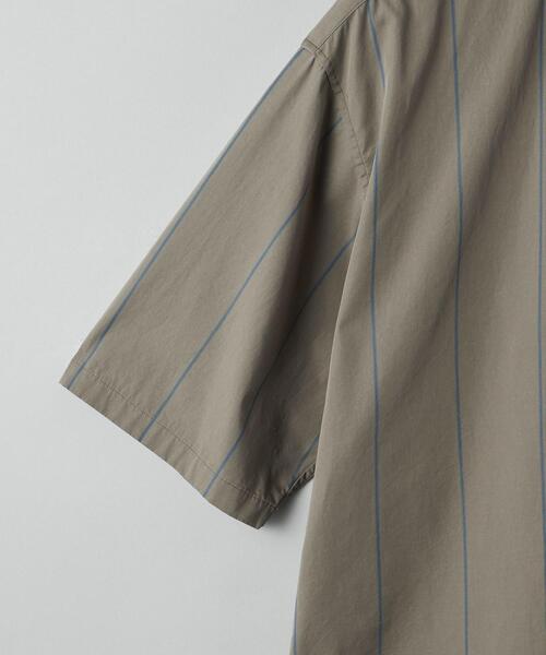 BEAUTY&YOUTH UNITED ARROWS（ビューティーアンドユースユナイテッドアローズ）の「BY TANGO ストライプ テーパード バンドカラーシャツ（シャツ/ブラウス・メンズ・ベージュ/オリーブ・S/M/L/XL）」の5枚目の写真