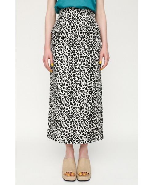 SLY（スライ）の「JAGGED LEO SK/レオパードスカート（スカート）」 - WEAR