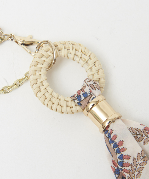 LOWELL things（ロウェル　シングス）の「リングスカーフチャーム（チャーム・レディース・オレンジ/アイボリー/イエロー・フリー）」の5枚目の写真