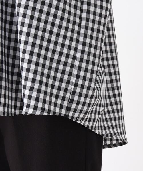 DRESKIP（ドレスキップ）の「◆お袖ボリュームスキッパーブラウス（シャツ/ブラウス・レディース・ダークグリーン/オフホワイト/ブラック系1・02/03/04）」の9枚目の写真