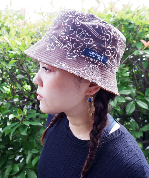 HAV-A-HANK（ハバハンク ）の「Dickies HAV-A-HANK　リバーシブルハット（ハット・レディース・ブラック/ベージュ/ブラウン・FREE）」の7枚目の写真