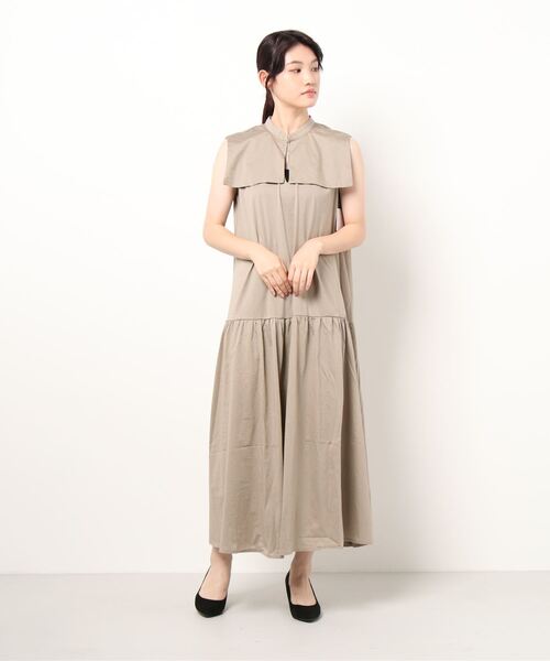 ワンピース Douxマーセライズコットン襟付きワンピース ワンピース Doux Archives ドゥアルシーヴ のファッション
