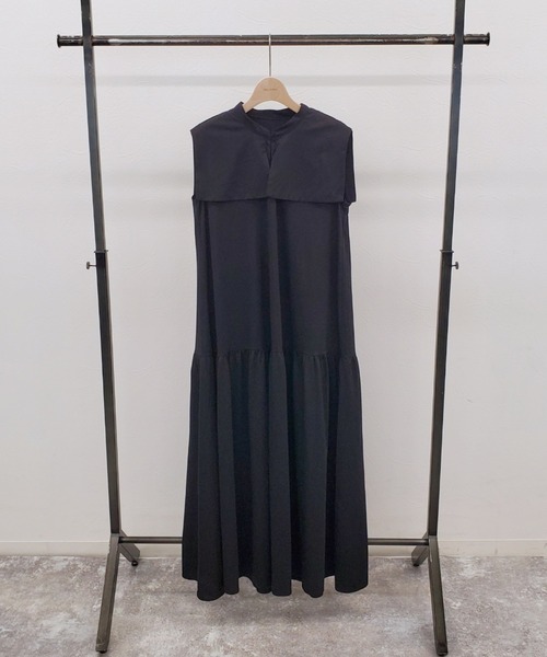 セール Doux ワンピース マーセライズコットン襟付きワンピース ワンピース Doux Archives ドゥアルシーヴ のファッション