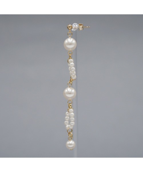 flower(フラワー)の「パーリークラウンピアス(ピアス(両耳用)・レディース・ゴールド・FREE)」の4枚目の写真