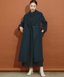 MADEMOISELLE ROPE' | ペコラムビッグカラーコート(チェスターコート)