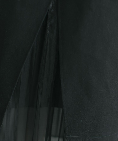 PAGEBOY（ページボーイ）の「プリーツレイヤードナロースカート（スカート・レディース・ブラック/カーキ・FREE）」の16枚目の写真