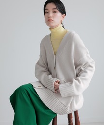 LOWRYS FARM | ３ＧミドルボタンＶネックカーディガンＬＳ　215740(カーディガン/ボレロ)