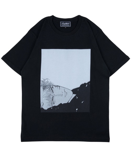 MEDICOM TOY(メディコムトイ)の「Amplifier “藤井冬威” TEE design B(Tシャツ/カットソー・メンズ・ブラック/ホワイト・LARGE/MEDIUM/X-LARGE/SMALL)」の1枚目の写真