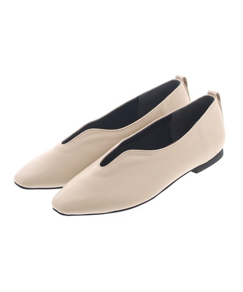 JELLY BEANS(ジェリービーンズ)の「2wayパールチェーンフラットパンプス(211-40208)JELLY BEANS(ジェリービーンズ)(パンプス・レディース・ブラック/ピンク/アイボリー・23/24/22.5/24.5/23.5)」の7枚目の写真