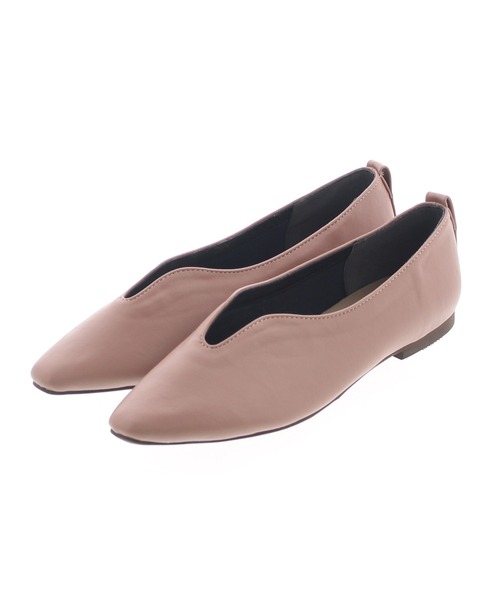 JELLY BEANS(ジェリービーンズ)の「2wayパールチェーンフラットパンプス(211-40208)JELLY BEANS(ジェリービーンズ)(パンプス・レディース・ブラック/ピンク/アイボリー・23/24/22.5/24.5/23.5)」の10枚目の写真