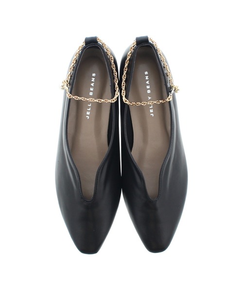JELLY BEANS(ジェリービーンズ)の「2wayパールチェーンフラットパンプス(211-40208)JELLY BEANS(ジェリービーンズ)(パンプス・レディース・ブラック/ピンク/アイボリー・23/24/22.5/24.5/23.5)」の21枚目の写真
