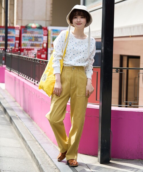 FREAK'S STORE（フリークスストア）の「SANSE SANSE/サンセサンセ 別注タイガートートバッグ（トートバッグ・レディース・グリーン/ピンク/イエロー・ONE SIZE）」の6枚目の写真