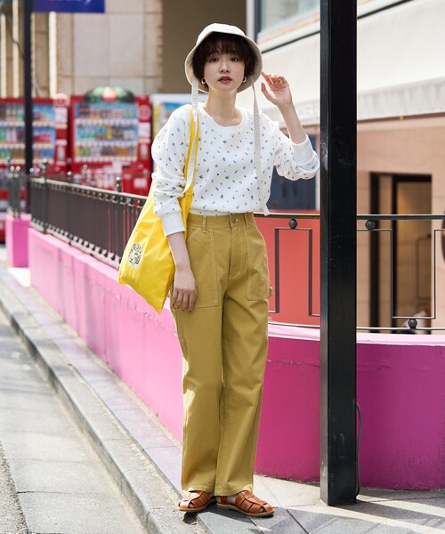 FREAK'S STORE（フリークスストア）の「SANSE SANSE/サンセサンセ 別注タイガートートバッグ（トートバッグ・レディース・グリーン/ピンク/イエロー・ONE SIZE）」の4枚目の写真