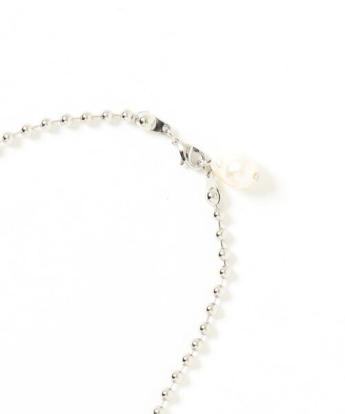natural couture(ナチュラルクチュール)の「【ZOZO限定】ボールチェーンパール4点セット(ネックレス・レディース・シルバー/ゴールド・FREE)」の5枚目の写真