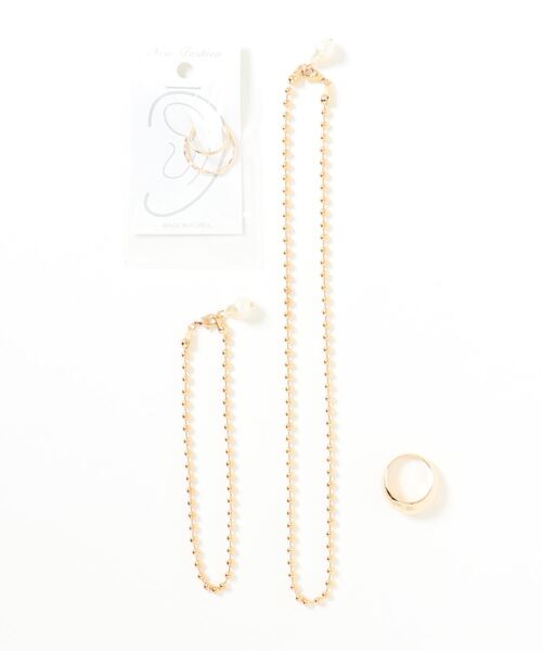 natural couture(ナチュラルクチュール)の「【ZOZO限定】ボールチェーンパール4点セット(ネックレス・レディース・シルバー/ゴールド・FREE)」の13枚目の写真