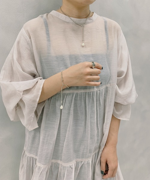 natural couture(ナチュラルクチュール)の「【ZOZO限定】ボールチェーンパール4点セット(ネックレス・レディース・シルバー/ゴールド・FREE)」の14枚目の写真