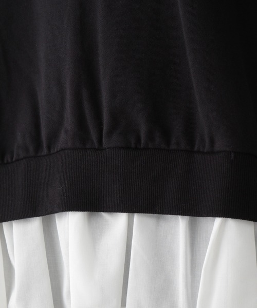 GLOBAL WORK（グローバルワーク）の「キレイ見えサラサラフリル長袖/958099（Tシャツ/カットソー・レディース・ブラック/グレー系その他・MEDIUM/LARGE）」の17枚目の写真