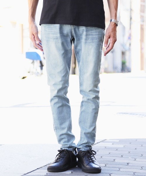 roshell(ロシェル)の「ハイパーストレッチ テーパードパンツ デニム ジーンズ(デニムパンツ・メンズ・インディゴブルー/ブルー/ブルー系その他/ブラック/グレー/ブラック系その他・SMALL/MEDIUM/LARGE/X-LARGE)」の14枚目の写真