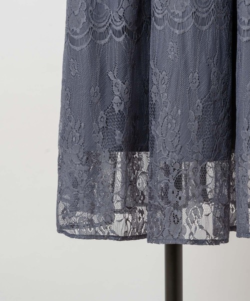 Rewde（ルゥデ）の「総レースロングドレス（1R04-07061）（ドレス・レディース・ダークグリーン/ブラック/スモークピンク/ダークブルー・M）」の13枚目の写真