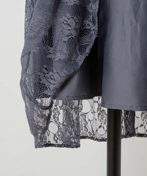 Rewde（ルゥデ）の「総レースロングドレス（1R04-07061）（ドレス・レディース・ダークグリーン/ブラック/スモークピンク/ダークブルー・M）」の15枚目の写真