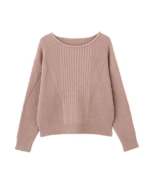 FREE'S MART（フリーズマート）の「◆パネルリブボートネックニット（ニット/セーター・レディース・ブラウン/パープル/オレンジ/ホワイト・FREE）」の14枚目の写真