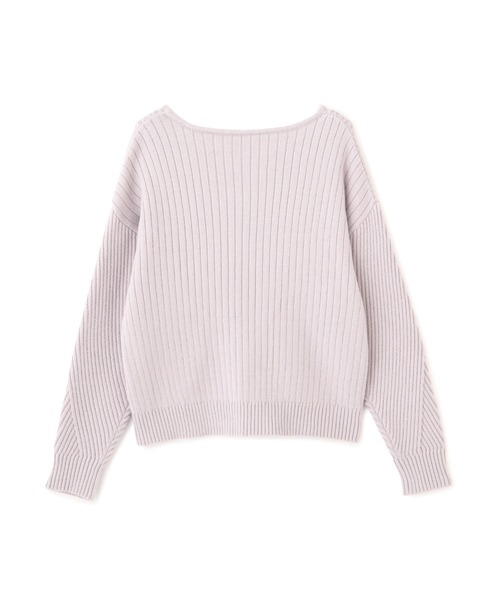 FREE'S MART（フリーズマート）の「◆パネルリブボートネックニット（ニット/セーター・レディース・ブラウン/パープル/オレンジ/ホワイト・FREE）」の19枚目の写真