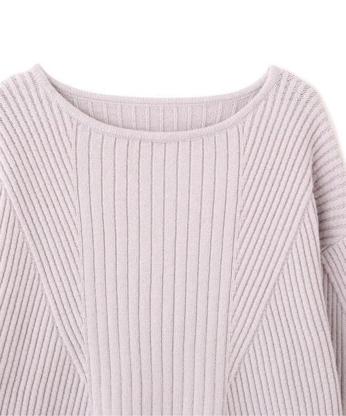 FREE'S MART（フリーズマート）の「◆パネルリブボートネックニット（ニット/セーター・レディース・ブラウン/パープル/オレンジ/ホワイト・FREE）」の20枚目の写真