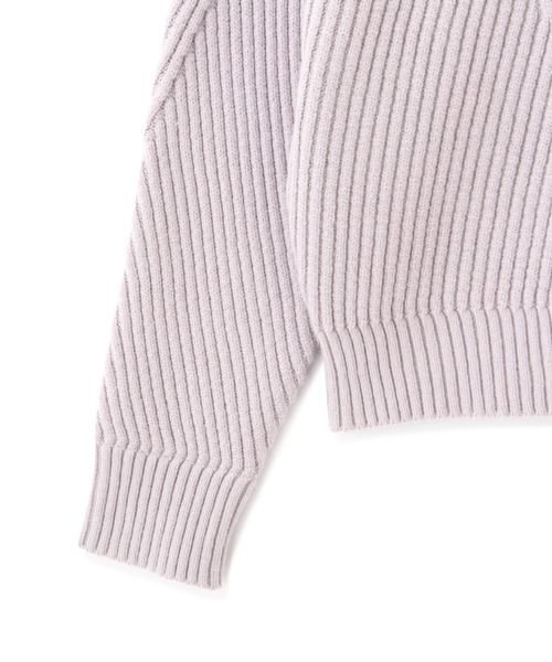 FREE'S MART（フリーズマート）の「◆パネルリブボートネックニット（ニット/セーター・レディース・ブラウン/パープル/オレンジ/ホワイト・FREE）」の22枚目の写真