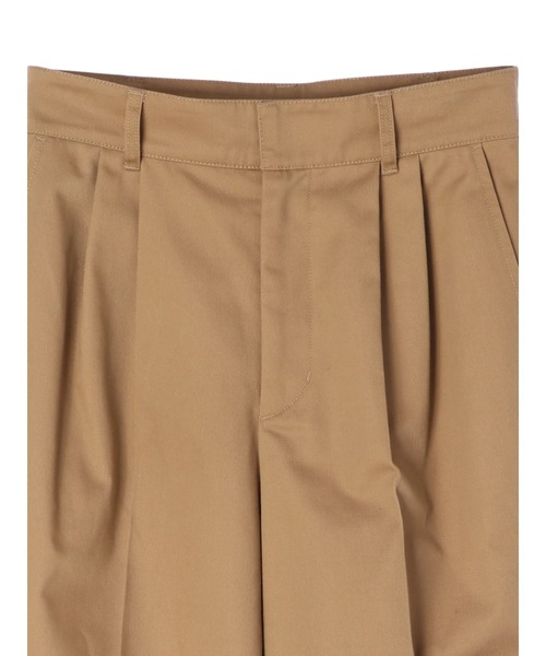 Green Parks(グリーンパークス)の「2タックトラウザーパンツ*(その他パンツ・レディース・カーキ/ベージュ/ネイビー・S/M/L)」の21枚目の写真