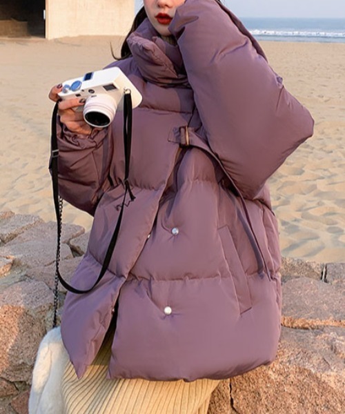 KOR（ケーオーアール）の「ダブルフロント ボリューム中綿ダウン