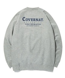 【COVERNAT】LAYOUT LOGO CREWNECK / カバーナット レイアウト ロゴ スウェットシャツ