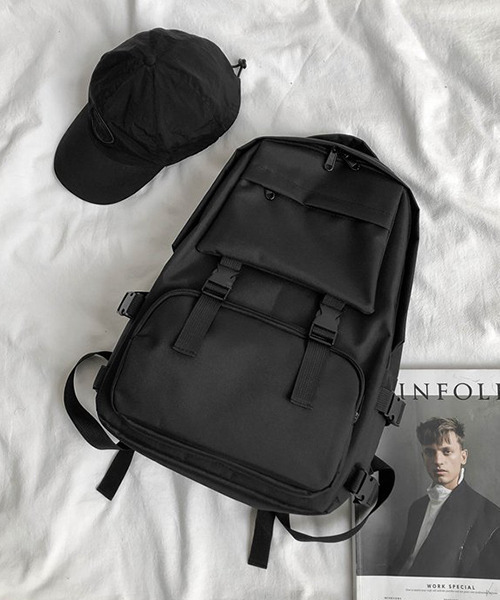 c.u.l(シーユーエル)の「【c.u.l】ユニセックス バックルデザインバックパック cula265(バックパック/リュック・レディース・ブラック・FREE)」の17枚目の写真