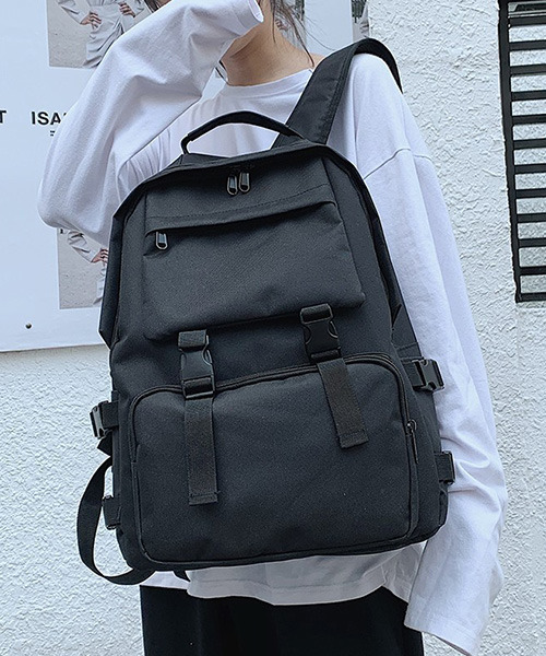 c.u.l(シーユーエル)の「【c.u.l】ユニセックス バックルデザインバックパック cula265(バックパック/リュック・レディース・ブラック・FREE)」の20枚目の写真