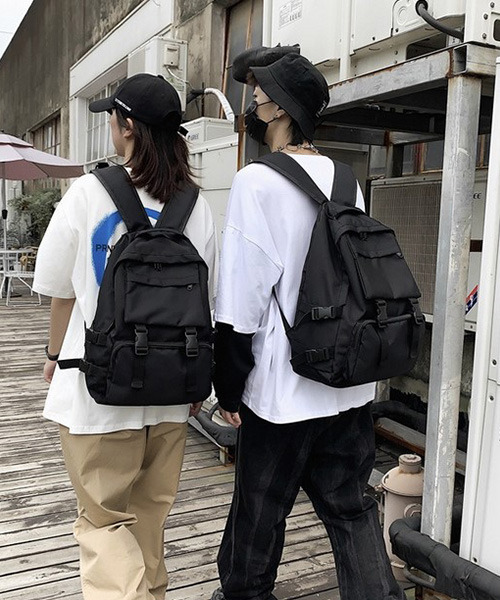 c.u.l】ユニセックス バックルデザインバックパック cula265