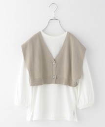 GLOBAL WORK（グローバルワーク）の「【キッズ】ベストセットカットプルオーバー長袖/218298（Tシャツ/カットソー・キッズ）」