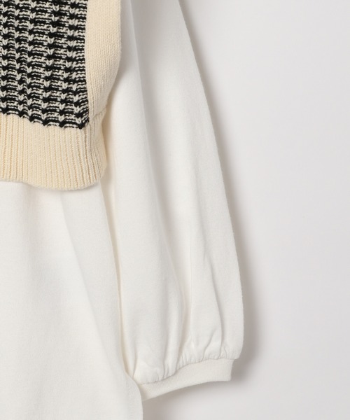 GLOBAL WORK(グローバルワーク)の「【キッズ】ベストセットカットプルオーバー長袖/218298(Tシャツ/カットソー・キッズ・アイボリー/ブラック・130cm/120cm/150cm/140cm/160cm/110cm/100cm)」の11枚目の写真