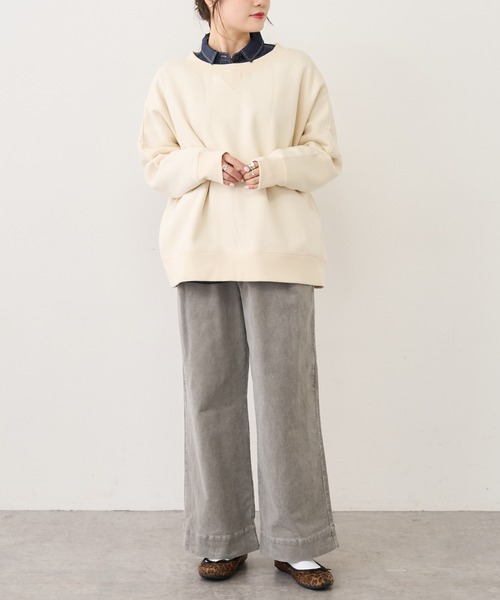 PUAL CE CIN（ピュアルセシン）の「ストレッチコールテンタックパンツ（その他パンツ・レディース・ブラック/ベージュ/ピンク/イエロー/ブルー/アイボリー・FREE）」の11枚目の写真