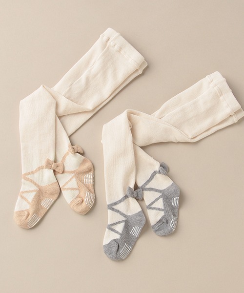 sense of wonder（センスオブワンダー）の「バレータイツ 【日本製】（タイツ/ストッキング・キッズ・ブラウン/グレー・80-90cm/70-80cm/100-110cm/90-100cm/110-120cm）」の8枚目の写真