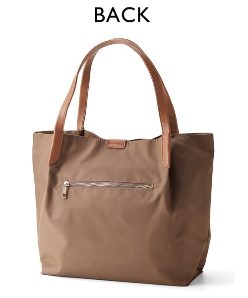 IEDIT（イディット）の「ＩＥＤＩＴ　リサイクルナイロンで作ったちょい旅トートとペイズリー柄エコバッグセット〈キャメルブラウン〉（トートバッグ・レディース・ブラウン系その他・ONE SIZE）」の7枚目の写真